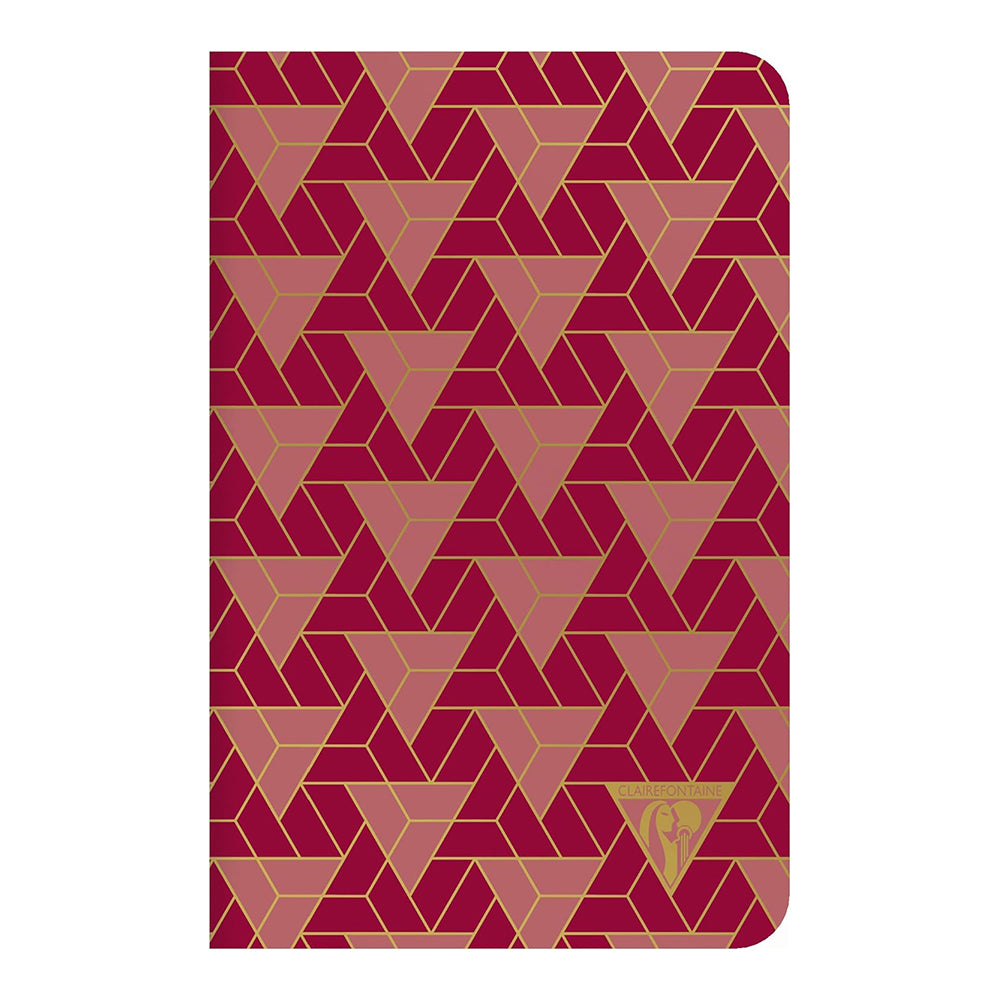 CLAIREFONTAINE Neo Deco 11x17cm Lined 48s Ruby