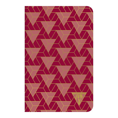 CLAIREFONTAINE Neo Deco 11x17cm Lined 48s Ruby