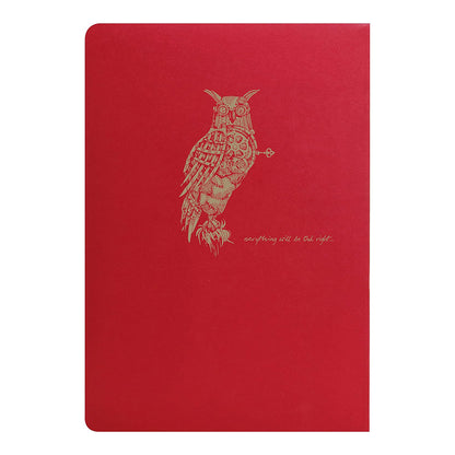 CLAIREFONTAINE Flying Spirit Notebook A5 Lined 48s Red