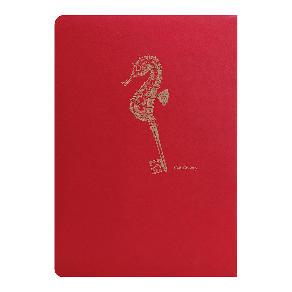 CLAIREFONTAINE Flying Spirit Notebook A5 Lined 48s Red