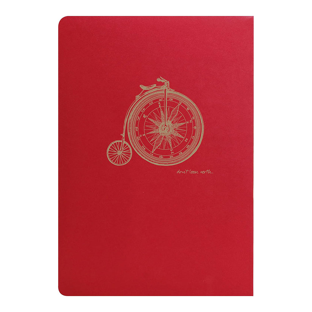 CLAIREFONTAINE Flying Spirit Notebook A5 Lined 48s Red