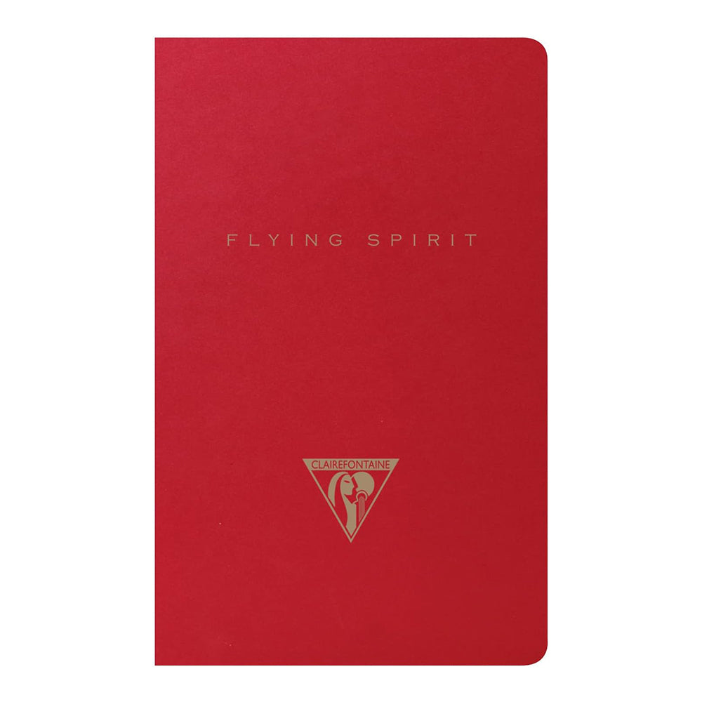 CLAIREFONTAINE Flying Spirit Notebook 7.5x12cm Lined 24s Red