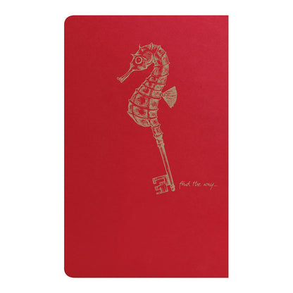 CLAIREFONTAINE Flying Spirit Notebook 7.5x12cm Lined 24s Red