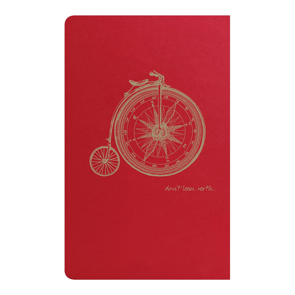 CLAIREFONTAINE Flying Spirit Notebook 7.5x12cm Lined 24s Red