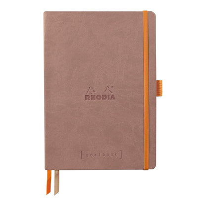 RHODIArama Goalbook A5 Ivory Dot Soft Rosewood