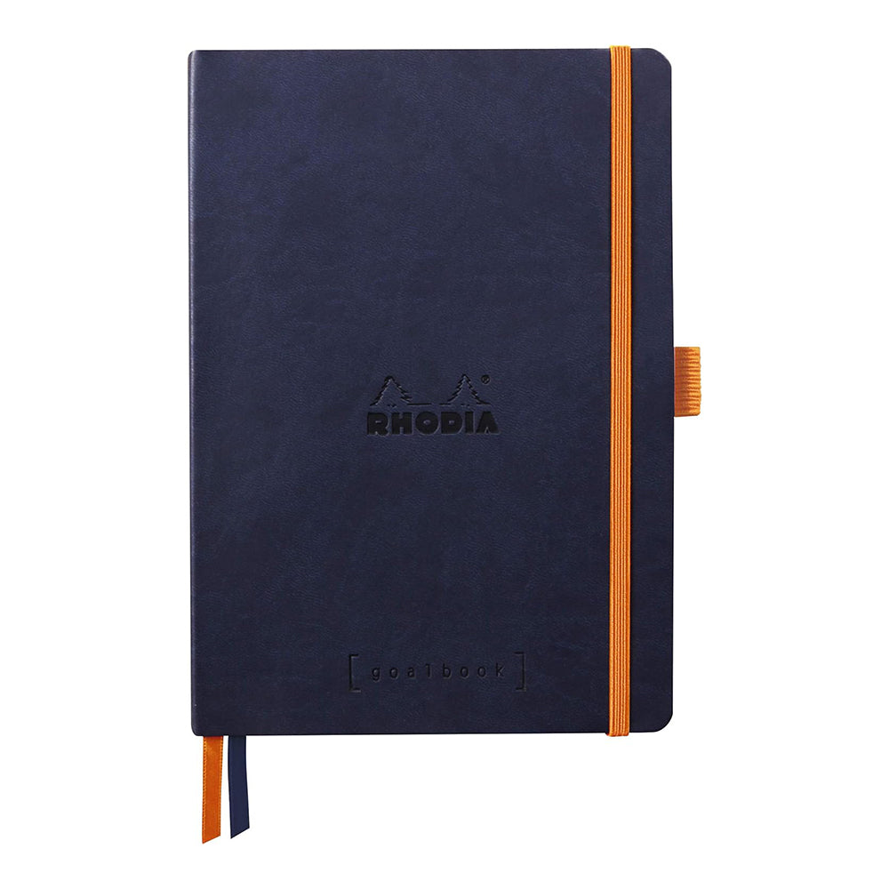 RHODIArama Goalbook A5 Ivory Dot Soft Midnight