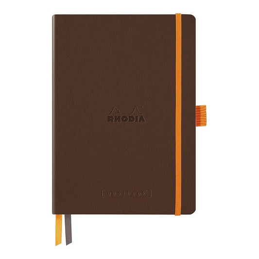 RHODIArama Goalbook A5 Ivory Dot Soft Bronze