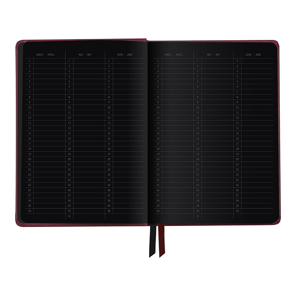 RHODIArama Goalbook Creation Hardcover Black A5 Dot Burgundy