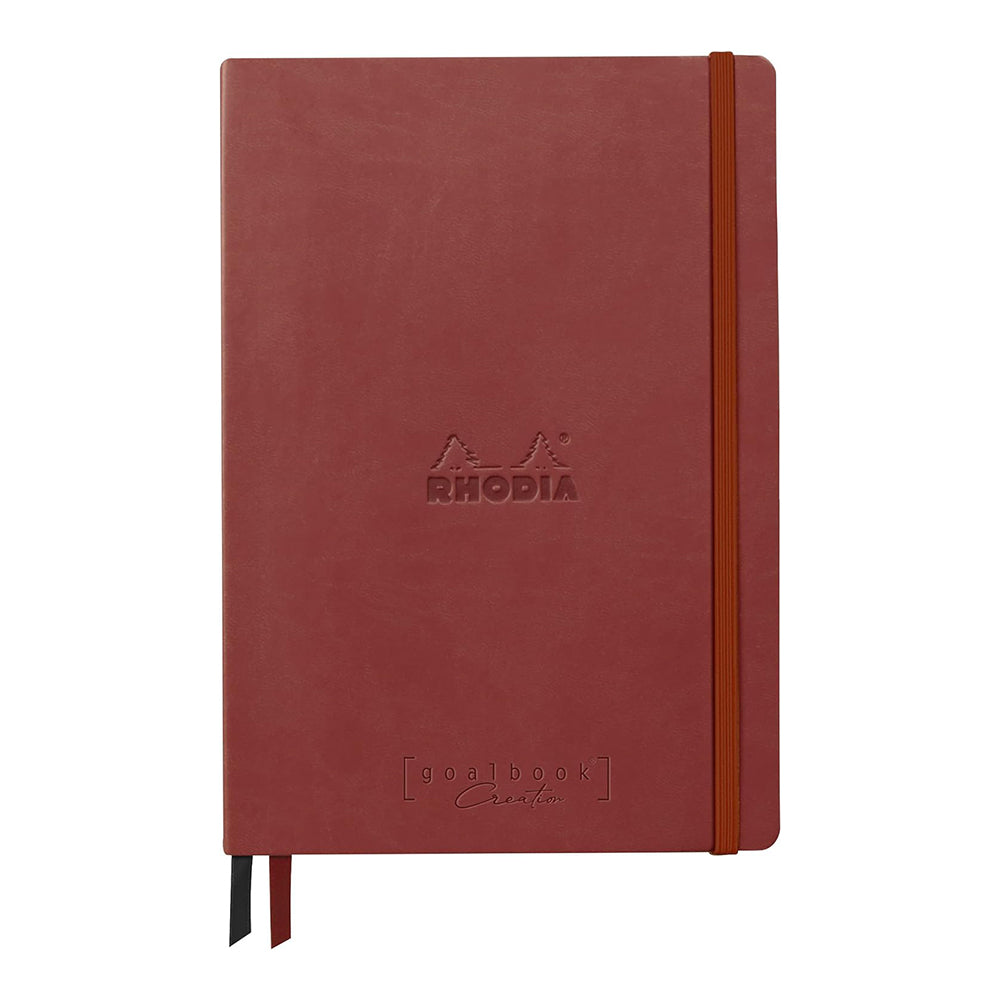 RHODIArama Goalbook Creation Hardcover Black A5 Dot Nacarat