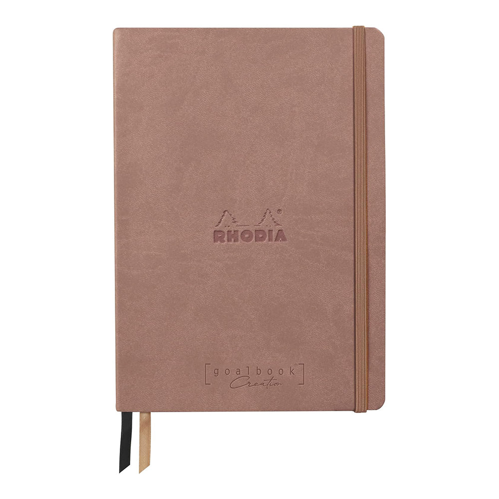 RHODIArama Goalbook Creation Hardcover Black A5 Dot Rosewood