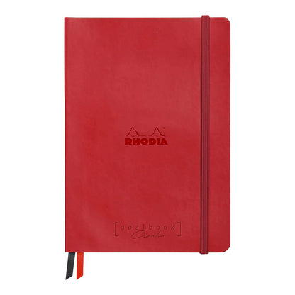 RHODIArama Goalbook Creation Hardcover Black A5 Dot Poppy