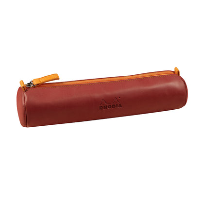 RHODIArama Round Pencil Case 21.5x5cm Nacarat