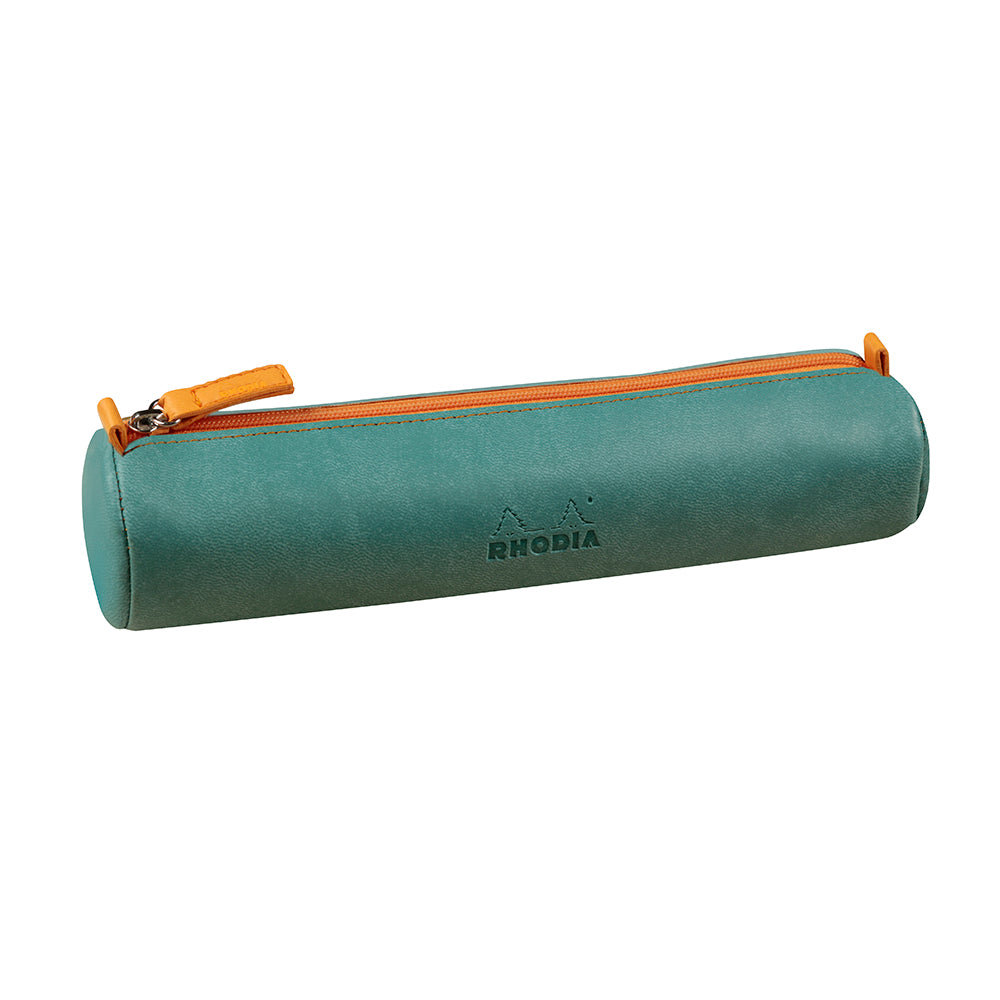 RHODIArama Round Pencil Case 21.5x5cm Aqua