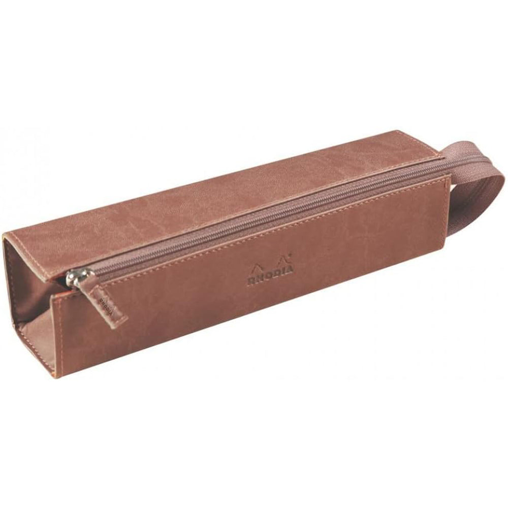 RHODIArama Zippered Hard Pencase 23x5x5cm Rosewood