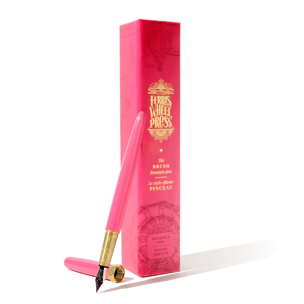 FERRIS WHEEL PRESS Brush Fountain Pen-F Piccadilly Pink Default Title