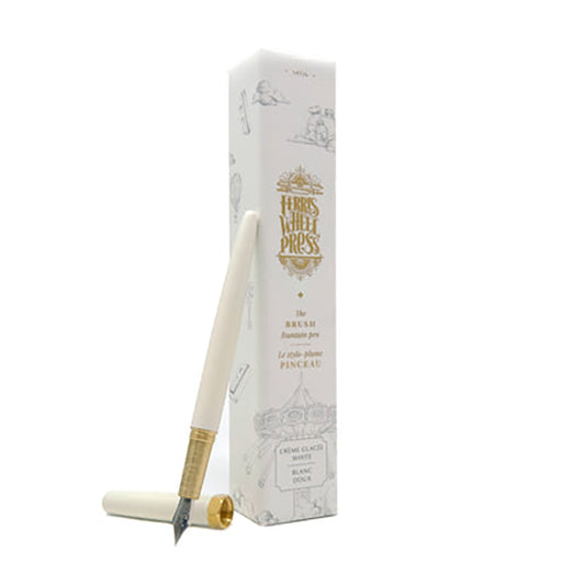 FERRIS WHEEL PRESS Brush Fountain Pen-F Creme Glacee Satin Default Title