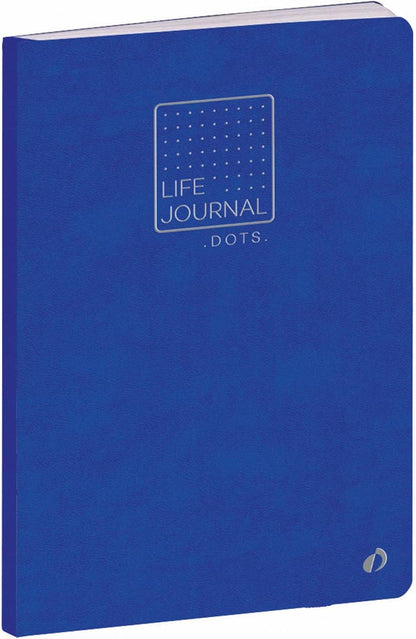 QUO VADIS Life Journal Notebook Dots L 15x21cm Blue