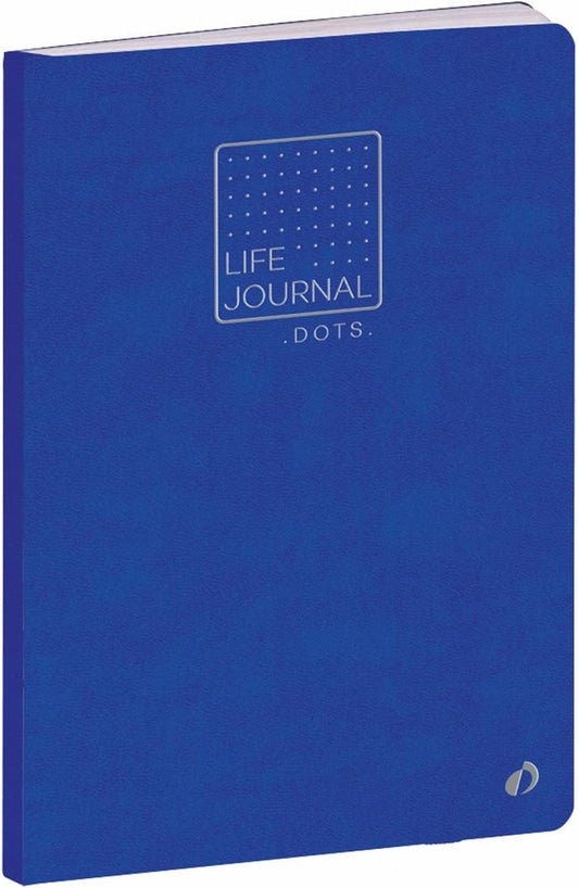 QUO VADIS Life Journal Notebook Dots L 15x21cm Blue