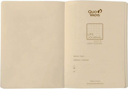 QUO VADIS Life Journal Kraft Edition L 15x21cm