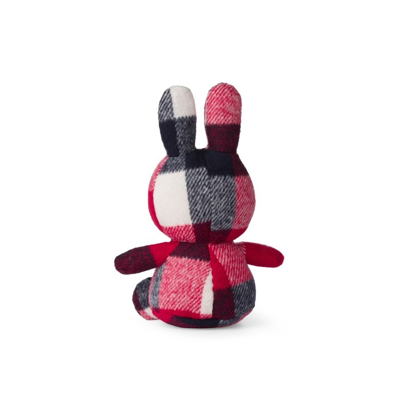 MIFFY Sitting 23cm Check Red/Blue Default Title