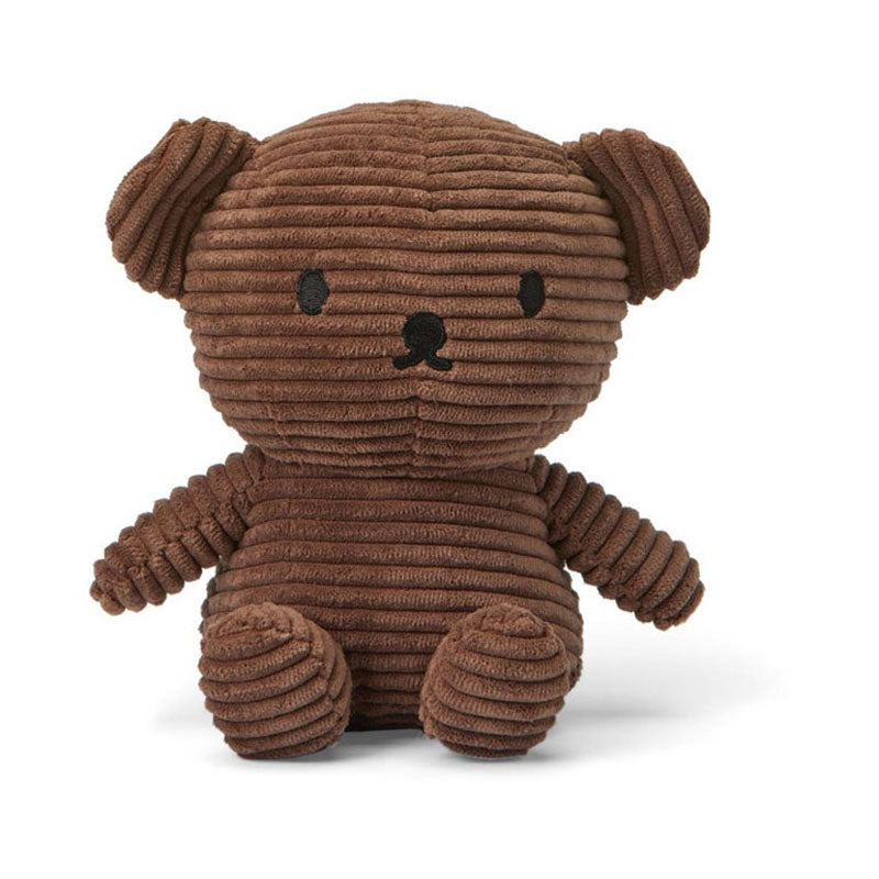 MIFFY Boris Bear 17cm Corduroy Brown Default Title