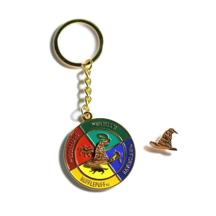 HARRY POTTER Keychain Hogwarts House Roulette Default Title