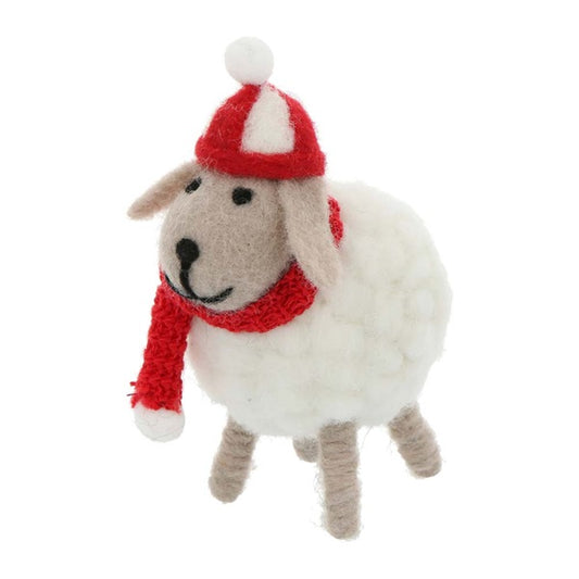 MARK'S Mocomoco Xmas Felt Mascot Kids Winter Sheep Default Title