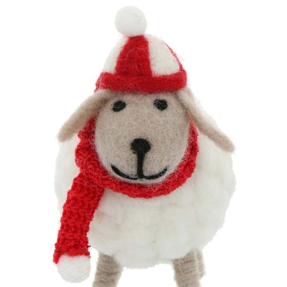 MARK'S Mocomoco Xmas Felt Mascot Kids Winter Sheep Default Title