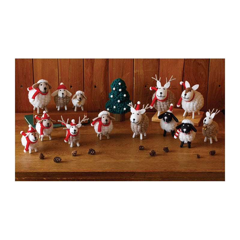 MARK'S Mocomoco Xmas Felt Mascot Kids Winter Sheep Default Title