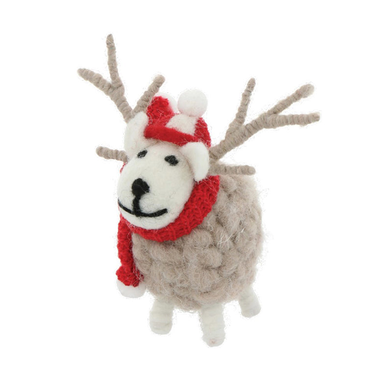 MARK'S Mocomoco Xmas Felt Mascot Kids Reindeer Default Title