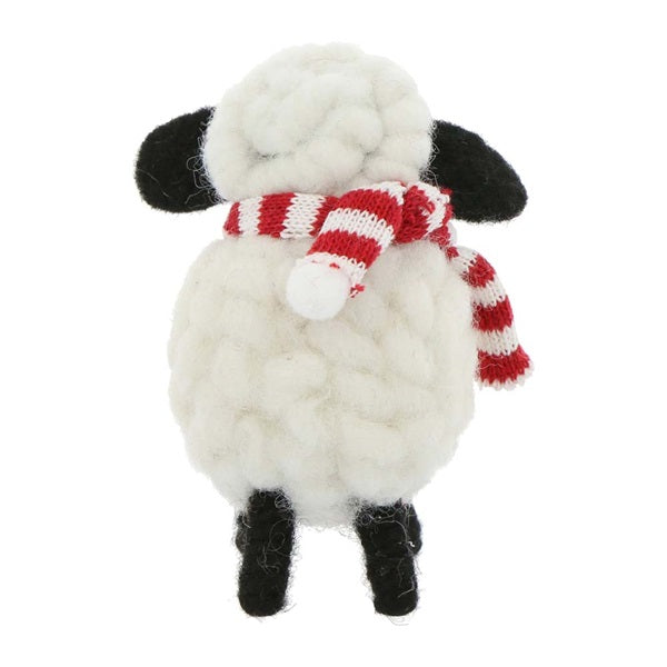 MARK'S Mocomoco Xmas Felt Mascot Sheep Black Scarf Default Title