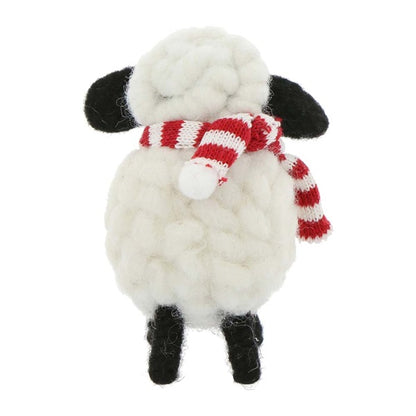 MARK'S Mocomoco Xmas Felt Mascot Sheep Black Scarf Default Title