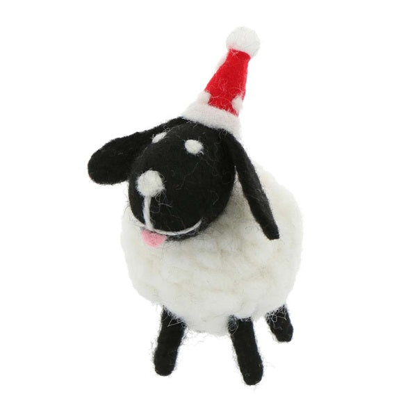 MARK'S Mocomoco Xmas Felt Mascot Sheep Black Hat Default Title