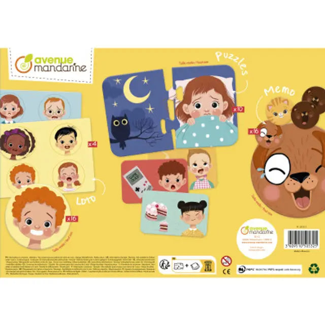 AVENUE MANDARINE Educational Box Emotions 1233911