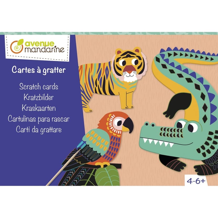 AVENUE MANDARINE Creative Box Shaped Scratch Cards 1233910