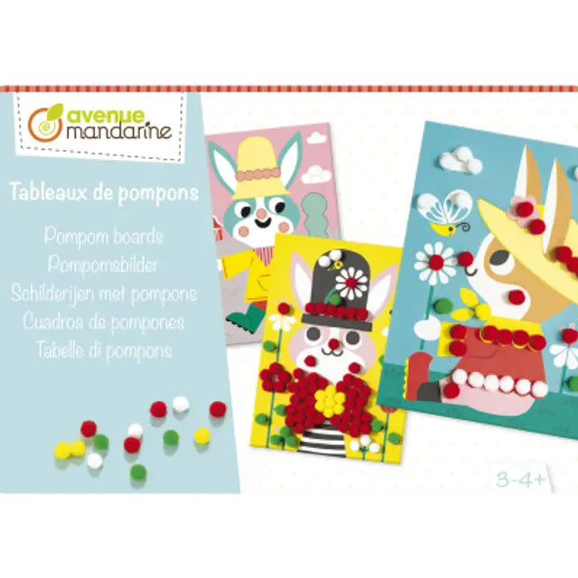 AVENUE MANDARINE Creative Box Pompom Boards 1233908