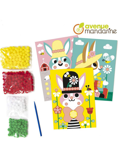 AVENUE MANDARINE Creative Box Pompom Boards 1233908