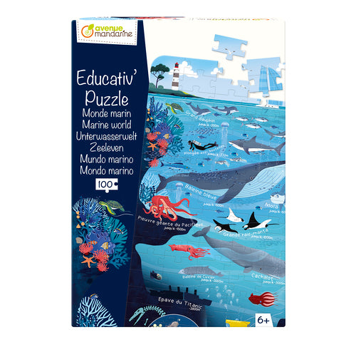 AVENUE MANDARINE Puzzle Marine World 1233942