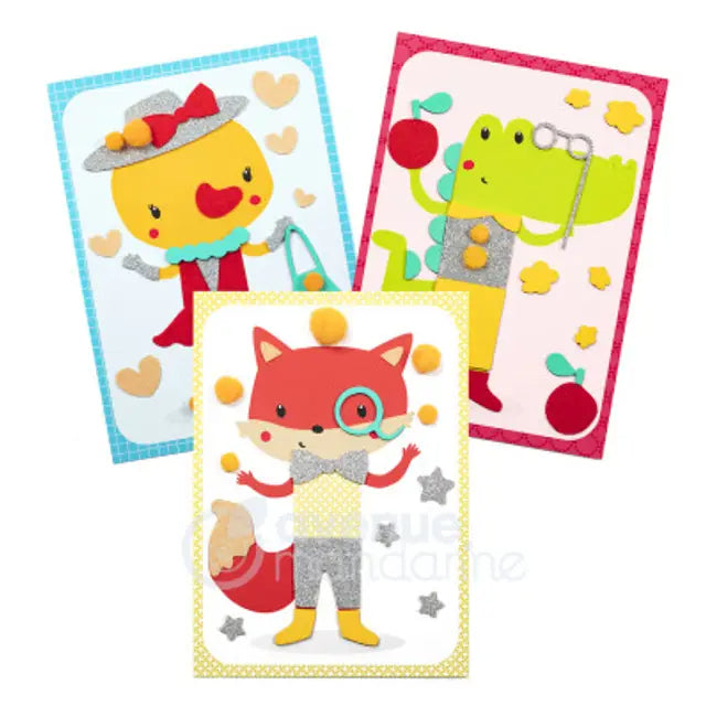 AVENUE MANDARINE Creative Box Multi Textures Stickers 1233907