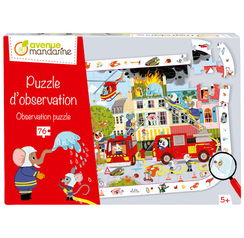 AVENUE MANDARINE Observation Puzzle Firemen 1233934