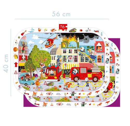 AVENUE MANDARINE Observation Puzzle Firemen 1233934