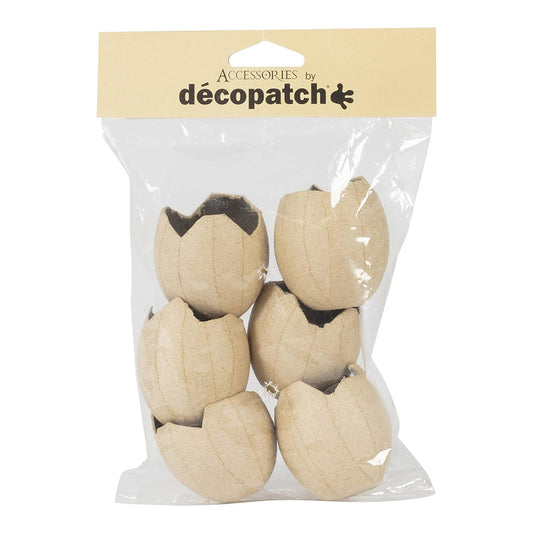 DECOPATCH Objects:Easter-Broken Eggs Set of 6