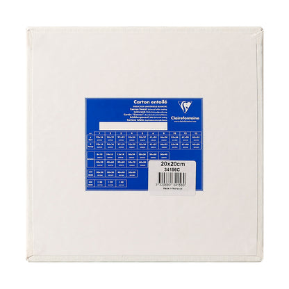 CLAIREFONTAINE Canvas Board White 3mm 20x20cm