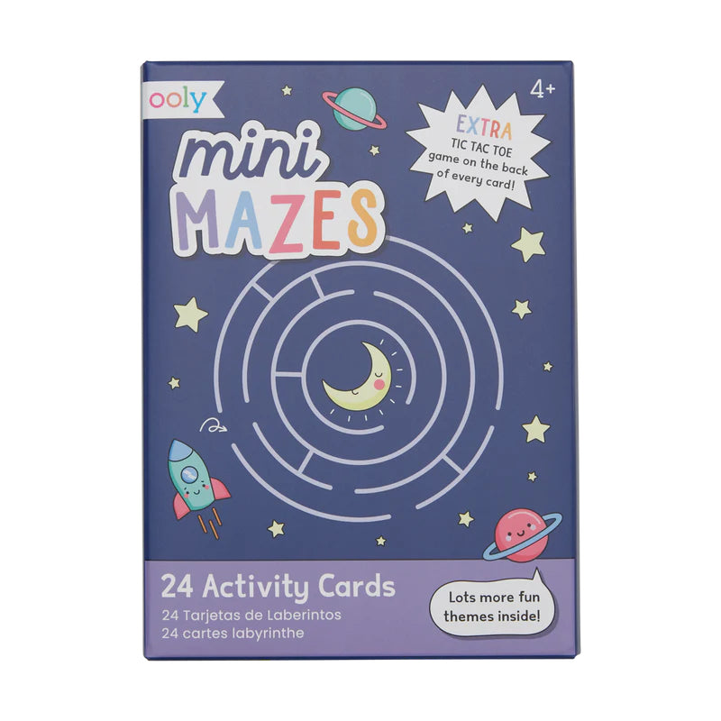 OOLY Paper Games Activity Cards-Mini Mazes Default Title