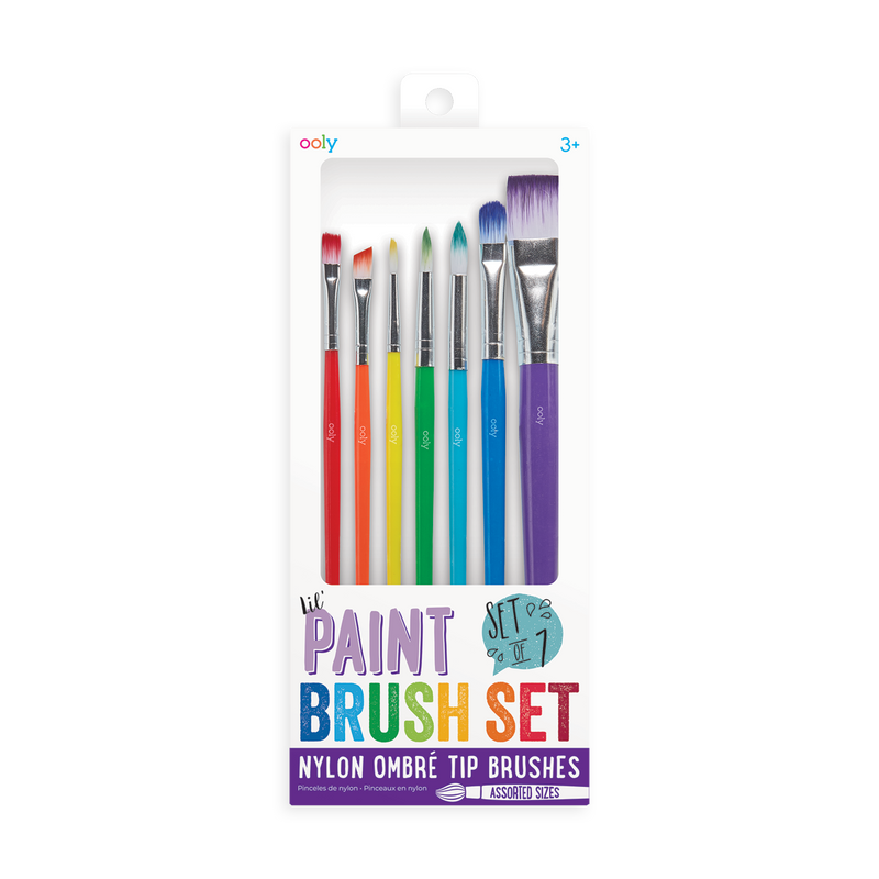 OOLY Lil' Paint Brushes Set 7s Default Title