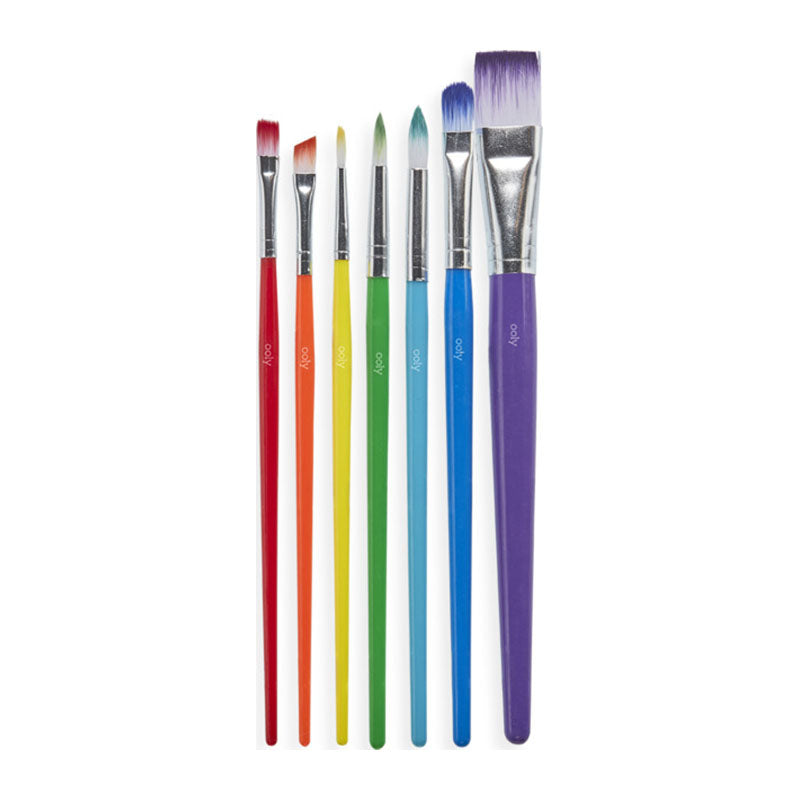 OOLY Lil' Paint Brushes Set 7s Default Title