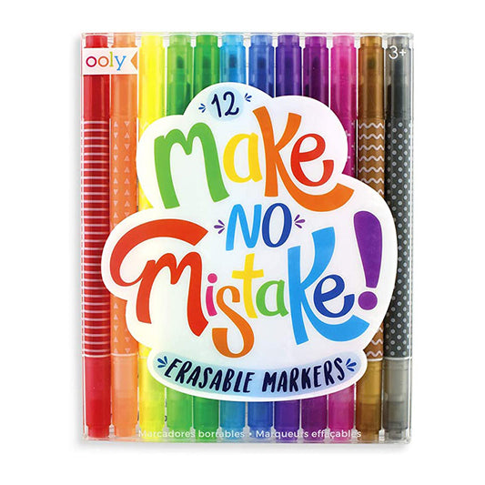 OOLY Make No Mistake Erasable Markers 12s Default Title