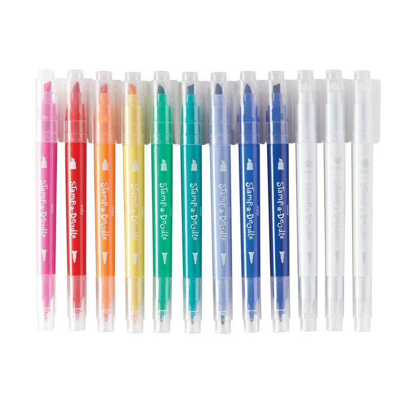 OOLY Stamp-A-Doodle Double-Ended Markers 9s Default Title