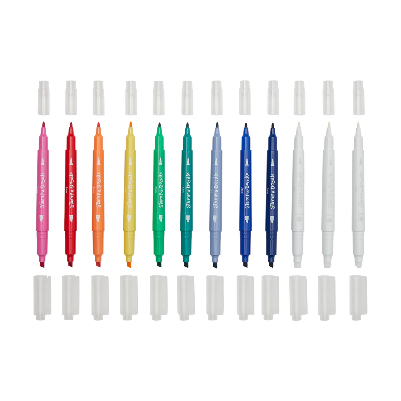 OOLY Stamp-A-Doodle Double-Ended Markers 9s Default Title