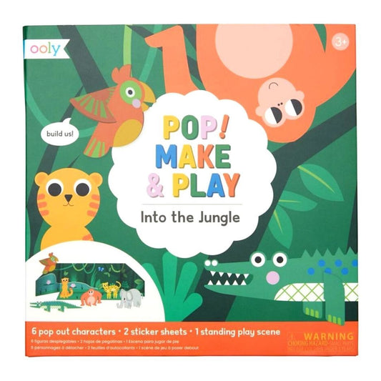 OOLY Pop!Make & Play Activity Scene-Into theJungle Default Title